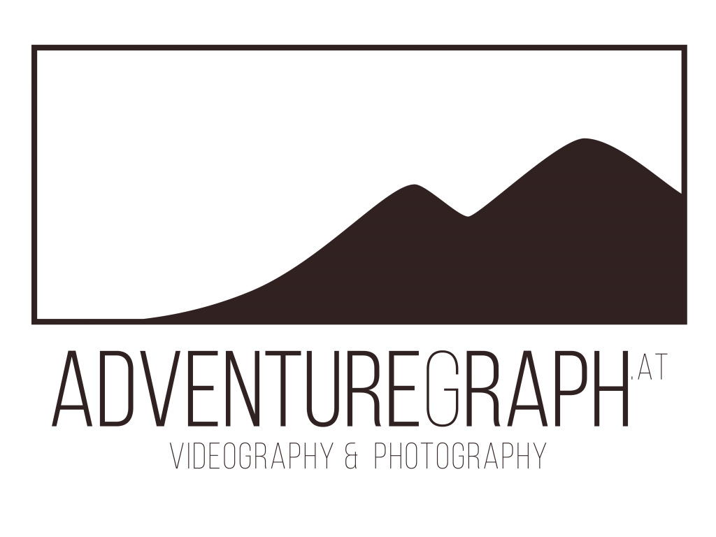 AdventureGraph logo: Adventure, mountains, in photography and videography. Abenteuer, Berge, in Fotografie und Videografie.